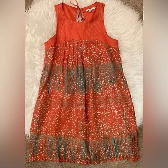 NWOT Calypso St. Barth 100% Silk Shift Dress Size M - Picture 2 of 8